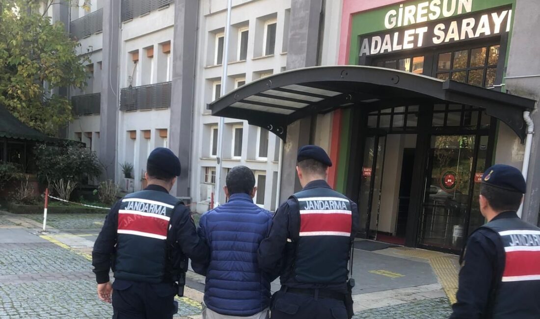 ​​​​​​​Giresun İl Jandarma Komutanlığı ekipleri, firari tutuklu Y.S.'yi yakalayarak adalete
