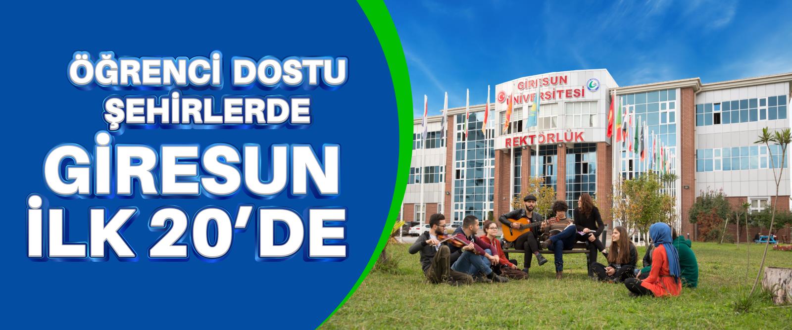 Giresun, Öğrenci Dostu İlk 20 Şehir Arasında!