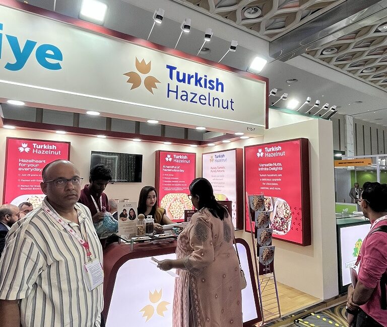 Türk Fındığı Hindistan’da Zirveye Oynuyor Türk fındık sektörü, Hindistan'daki en büyük kuruyemiş etkinliği MEWA India'da
