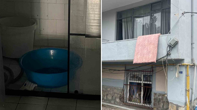 Annelerinin banyo yaptırdığı 3 kardeş olan; H.K., N.K., A.K.'nın içinde