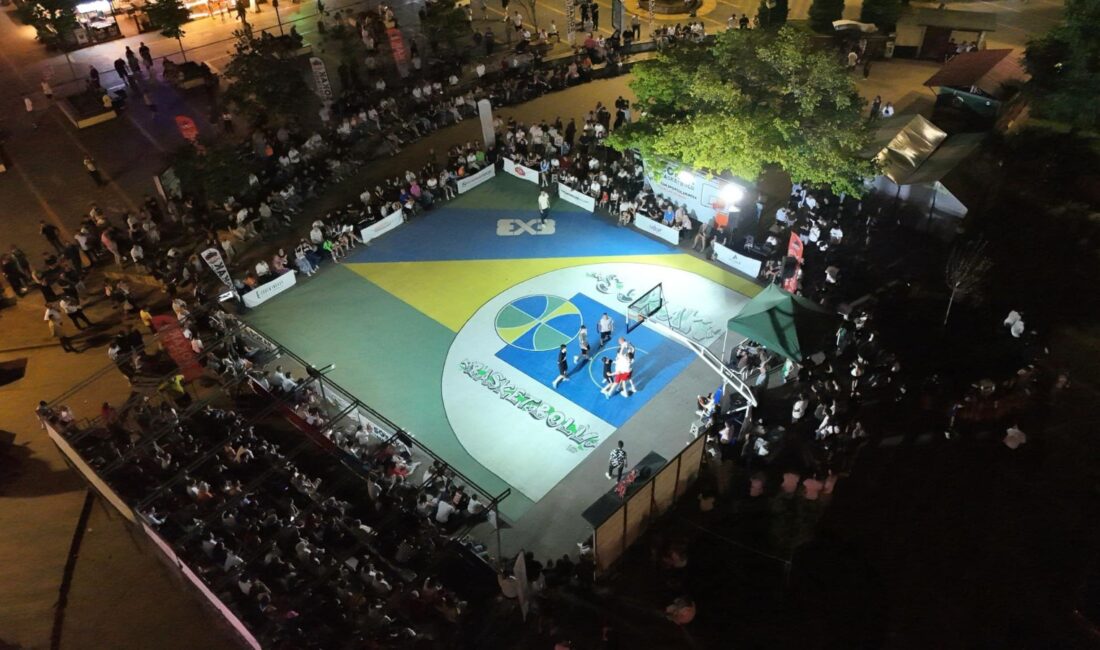 GELENEKSEL SOKAK BASKETBOLU TURNUVASI YENİDEN SAHNEDE Giresun Belediyesi, gençlerin dört