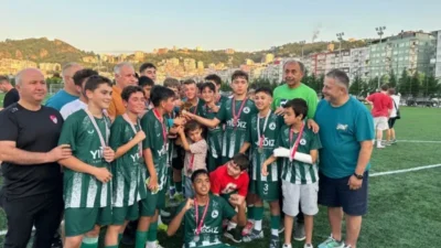  2024-2025 Sezonu Giresun U13 Ligi’nde şampiyon Giresunspor U13 Takımı