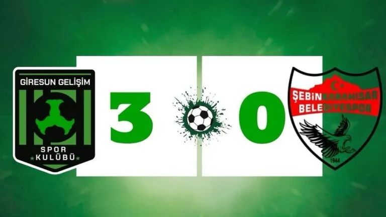 Tirebolu Körlimanspor’un haklarını alarak lige katılan Giresun Gelişim Spor, 1.