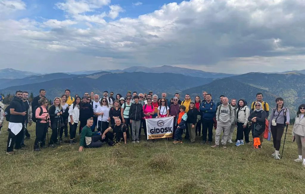 Giresun Doğa Sporları Kulübü’nün (GİDOSK) düzenlediği Doğa Yürüyüşü’nde, Ordu ve