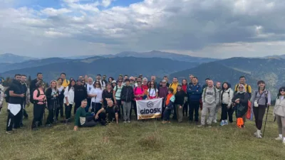 Giresun Doğa Sporları Kulübü’nün (GİDOSK) düzenlediği Doğa Yürüyüşü’nde, Ordu ve