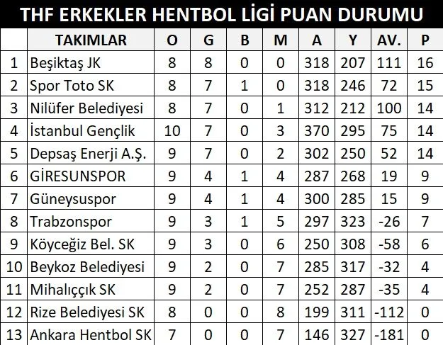 THF Ardventure Erkekler Süper Ligi’nde mücadele eden Altın Post Giresunspor