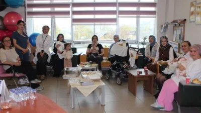 Giresun'da Gebe Okulu mezunu anneler, 'Lohusa Buluşması' etkinliğinde bir araya