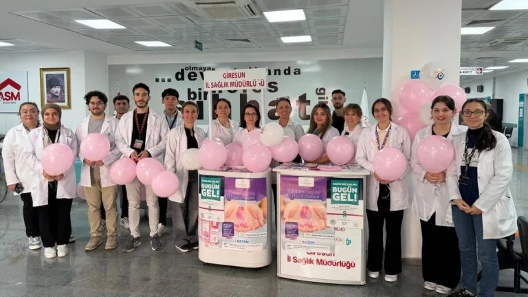 Giresun’da, 1-31 Ekim Meme Kanseri Farkındalık Ayı etkinlikleri kapsamında önemli