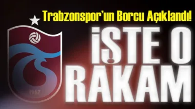 Trabzonspor'un 59. Olağan Divan Genel Kurulu'nda kulübün güncel borcu açıklandı.