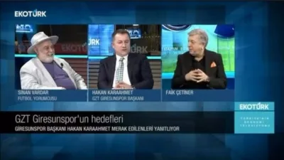 Giresunspor'un eski başkanı Hakan Karaahmet, spor yorumcusu Faik Çetiner'in vefatı