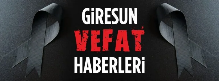 Giresun'da bugün iki acı haber geldi. Barça köyünden Fatma Nimet