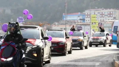 Trabzon'da 25 Kasım Kadına Yönelik Şiddetle Mücadele Günü'nde kadınlar, 'Keşanlı