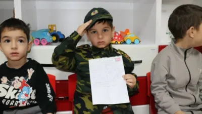 Amasya'da 170 anaokulu öğrencisi, velileriyle birlikte anlamlı bir projeye imza