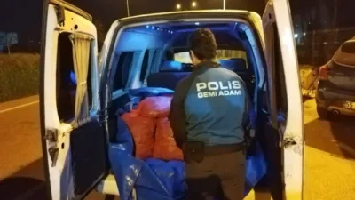 Samsun'da düzenlenen operasyonda, yasa dışı avlandığı tespit edilen 200 kilogram