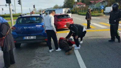 Giresun'un Keşap ilçesinde trafik kazası sonrası çıkan kavgada bir sürücüyü