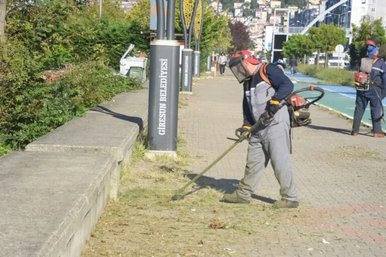 Giresun Belediyesi, kent estetiğini artırmak ve vatandaşların ortak kullanım alanlarını