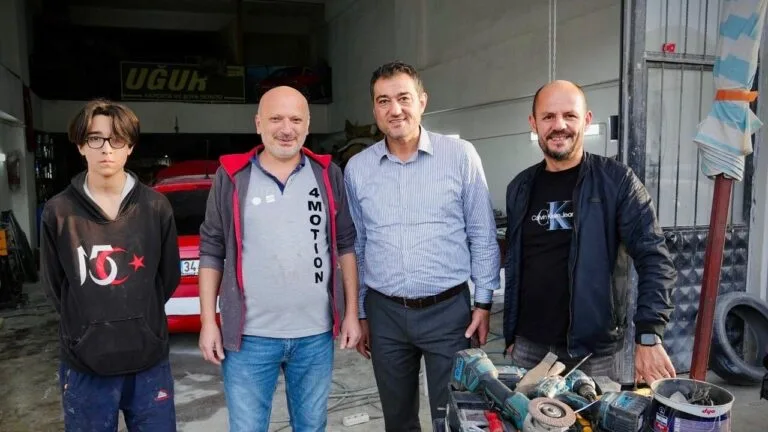 Giresun Belediye Başkanı Fuat Köse, Büyük Sanayi Sitesi'ndeki esnafı ziyaret