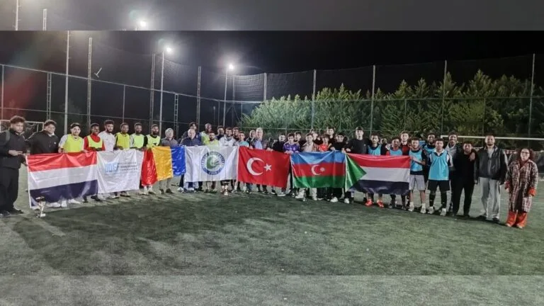 Giresun Üniversitesi tarafından düzenlenen Uluslararası Öğrenciler Futbol Turnuvası büyük bir