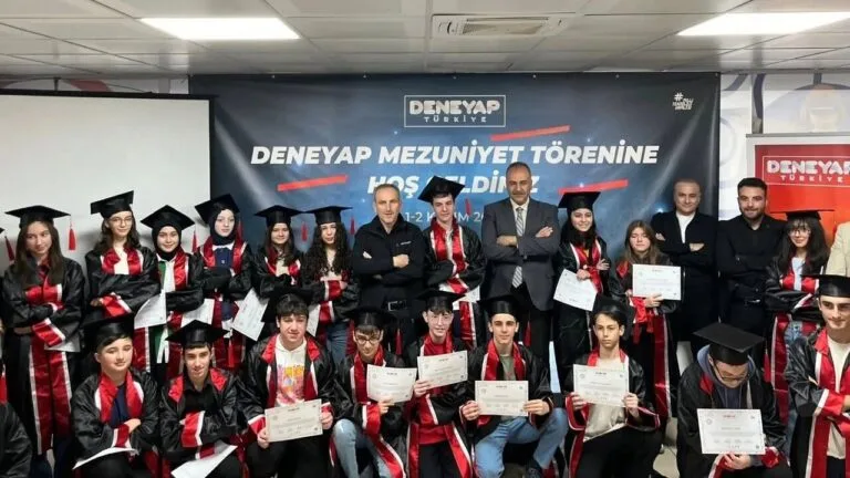 Giresun'daki DENEYAP atölyelerinde yoğun bir teknoloji eğitimi sürecini başarıyla tamamlayan
