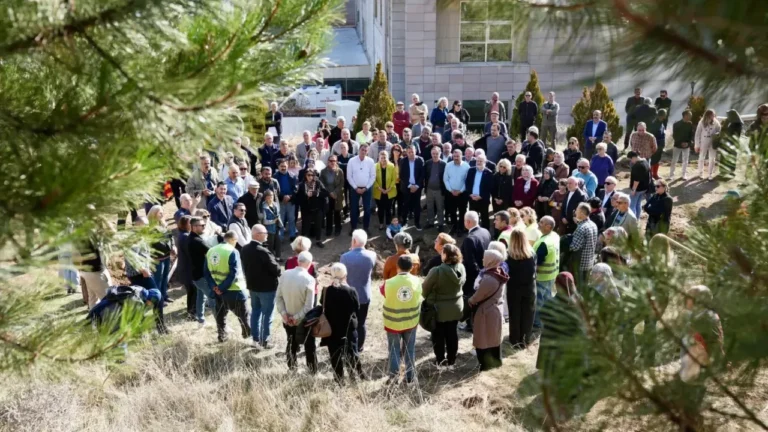 Şebinkarahisar Belediyesi, bir fidan dikim etkinliği paylaşımında CHP'li vekillere yer