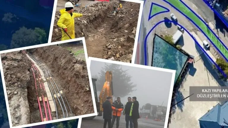 Giresun'un Şebinkarahisar ilçesinde, hastane yolu üzerindeki kritik kavşakta trafik güvenliğini