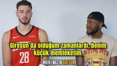 NBA yıldızı Alperen Şengün, Giresun'daki çocukluk anılarını paylaştı. Küçük yaşta