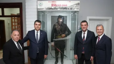Demokrat Parti Genel Başkanı Gültekin Uysal, Giresun Belediye Başkanı Fuat