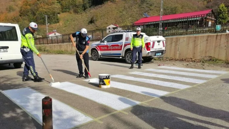 Giresun Belediyesi Zabıta Müdürlüğü, köy okullarındaki öğrencilerin trafik güvenliğini artırmak