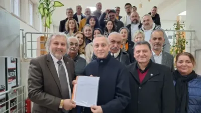 İYİ Parti Giresun İl Başkanı İnan Taşgöz ve yeni yönetim