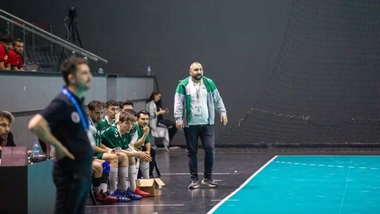 Giresunspor Hentbol Takımı Antrenörü Gökhan Kolukısaoğlu, Spor Toto karşısında alınan