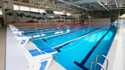 Giresun'daki Çotanak Spor Kompleksi Olimpik Yüzme Havuzu, Sutopu Federasyonu'nun düzenleyeceği