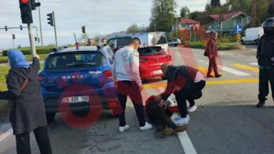 Giresun'un Keşap ilçesinde maddi hasarlı trafik kazası sonrası çıkan kavgada