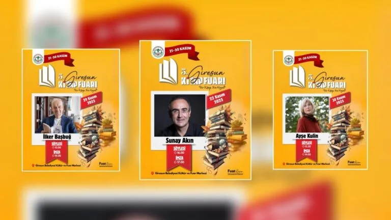 Giresun Belediyesi'nin düzenlediği Giresun Kitap Fuarı, 21-30 Kasım tarihleri arasında