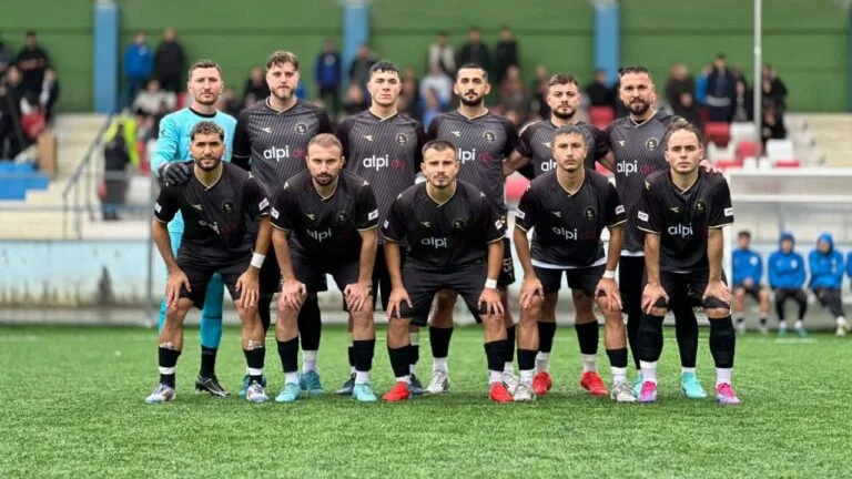 Bölgesel Amatör Lig'de Giresun'u temsil eden Yeniyolspor, zorlu Şiran deplasmanında