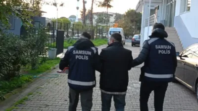 Samsun'un Bafra ilçesinde, 'görevli memura mukavemet' dahil birçok suçtan 15