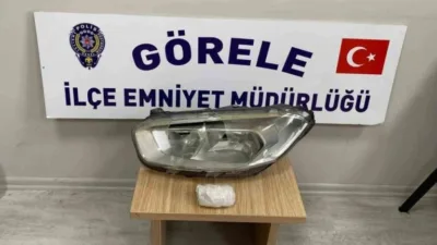 Görele İlçe Emniyet Müdürlüğü ekipleri, İstanbul'dan gönderilen bir paketteki araç