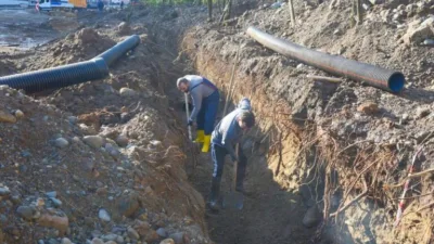 Giresun Belediyesi, Teyyaredüzü Mahallesi Batlama Sanayi Caddesi'nde başlattığı kapsamlı altyapı