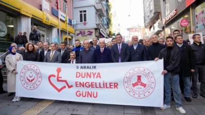 Giresun'da 3 Aralık Dünya Engelliler Günü dolayısıyla Vali Mehmet Fatih