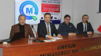 Giresun Serbest Muhasebeci Mali Müşavirler Odası, yeni vergi düzenlemesinin vergi