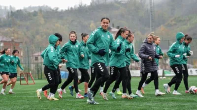 Turkcell Kadınlar Süper Ligi’nde mücadele eden Prolift Giresun Sanayispor Kadın