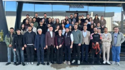 Giresun Üniversitesi (GRÜ) Uluslararası Ticaret Bölümü öğrencileri, Bulancak'taki Sarıgöl Konveyör