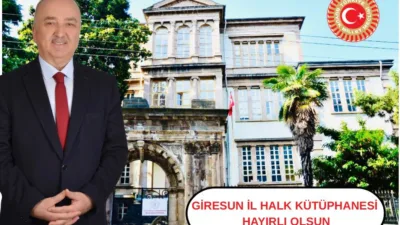 Giresun İl Halk Kütüphanesi için önemli bir adım atıldı. AK