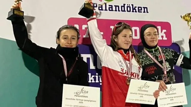 Erzurum’un dünyaca ünlü kayak merkezi Palandöken heyecan dolu bir organizasyona