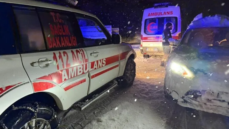 Giresun'da ekipler hastalar için gece-gündüz mesai yapıyor