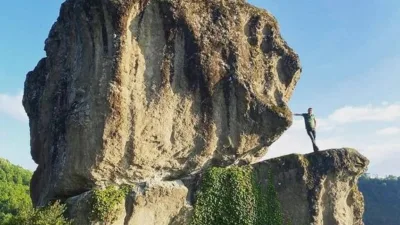 Giresun'un mistik kayası hayat buluyor