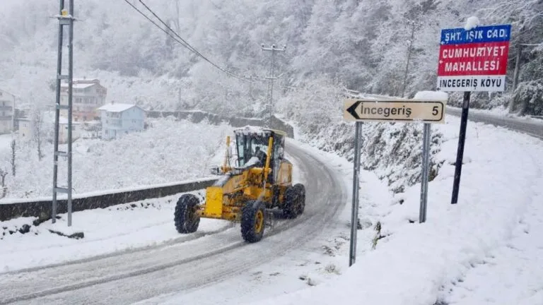 Valilikten kuvvetli yağış ve kar uyarısı...