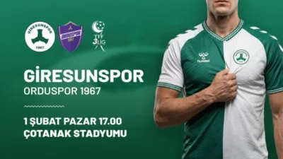 Orduspor 1967 maçında kadınlara ve 18 yaş altındakilere ücretsiz bilet.