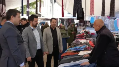 Giresun'da Kaymakam ve başkan çarşı pazarın nabzını tuttu