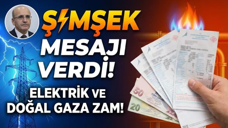 Elektrik ve Doğalgazda Zam Sinyali: Şimşek’in Sunumundan Kritik Mesaj Hazine ve Maliye Bakanı Mehmet Şimşek ile Merkez Bankası Başkanı