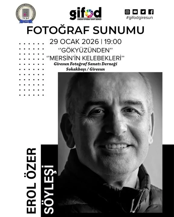 Erol Özer Giresun'da Fotoğraf Gösterimi Yapacak